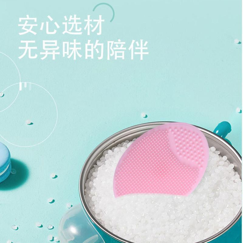 婴儿硅胶洗头刷宝宝沐浴按摩刷洗发梳子去头垢儿童沐浴洗头神器 宝宝硅胶洗头刷[1枚装]袋装