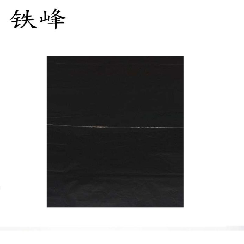 铁峰 黑色平口垃圾袋 50cm×60cm 100个 捆