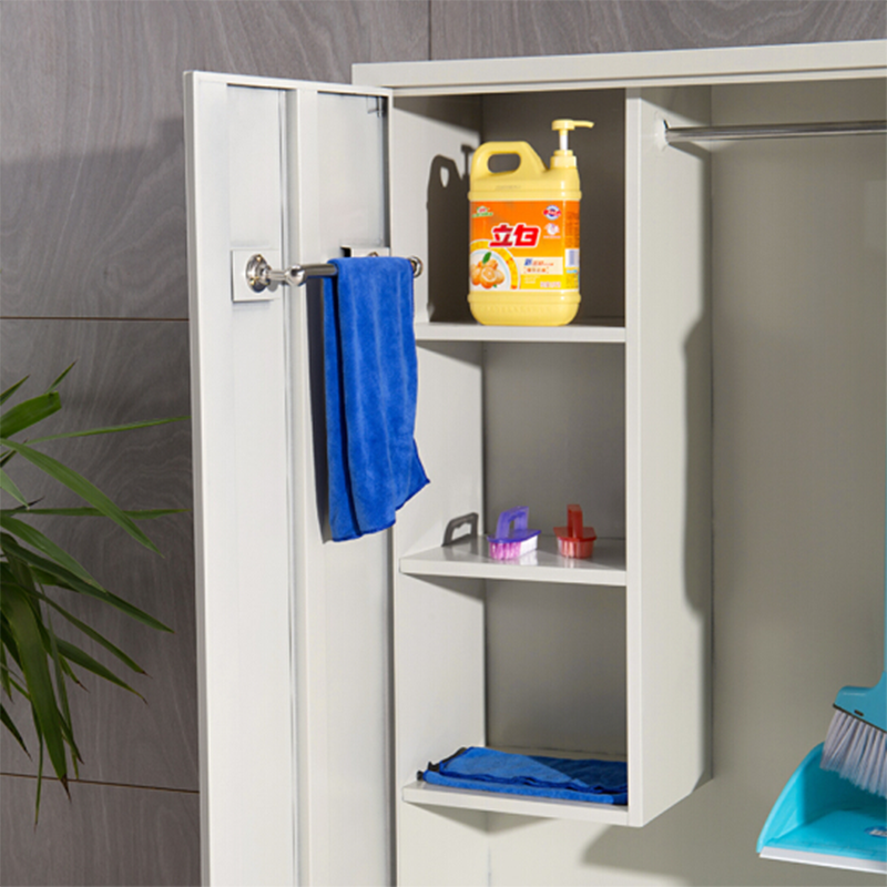 禧天龙清洁柜保洁柜卫生柜工具收纳柜卫生间杂物储物柜双门1850900420