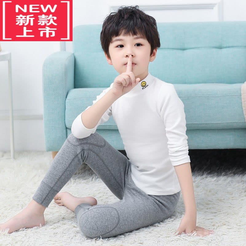 可莉允男童加绒保暖裤儿童秋裤内穿棉毛裤加厚棉裤秋冬季宝宝护膝打底裤图片