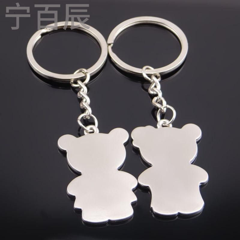 宁百辰现货批幸福唐装小熊情侣钥匙扣 创意个性小礼品 广告促销赠品