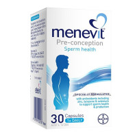 Menevit爱乐维男士备孕叶酸营养素胶囊 90粒/瓶 澳洲版 增加精子活力补充多种营养 140克