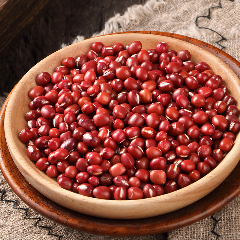 东北红小豆五谷杂粮纯正红皮红豆沙包豆馅 1kg/袋高清大图