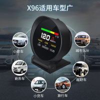 汽车通用GPS车速里程表越野坡度闪电客海拔指南针车载多功能hud抬头显示_M95翠绿-GPS北斗双模_带折叠器