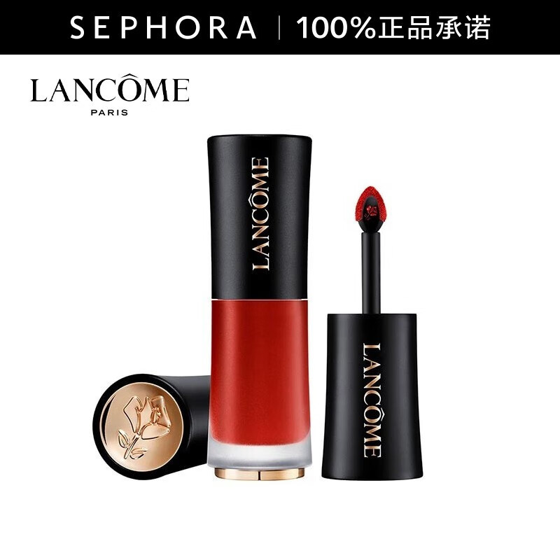 兰蔻(LANCOME) 菁纯柔雾染唇液 雾面质地轻盈顺滑 6ml,888 莓果小野猫