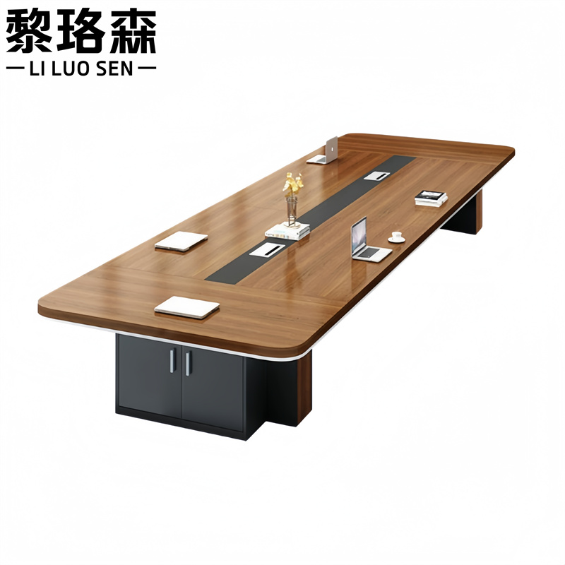黎珞森3.5米会议桌 会议桌3500*1500*750mm张