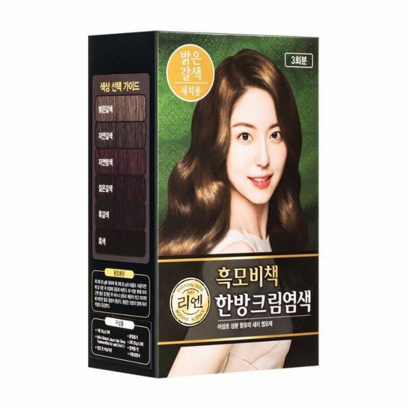 LG 睿嫣(ReEn) 秀发秘策染发霜 红棕色