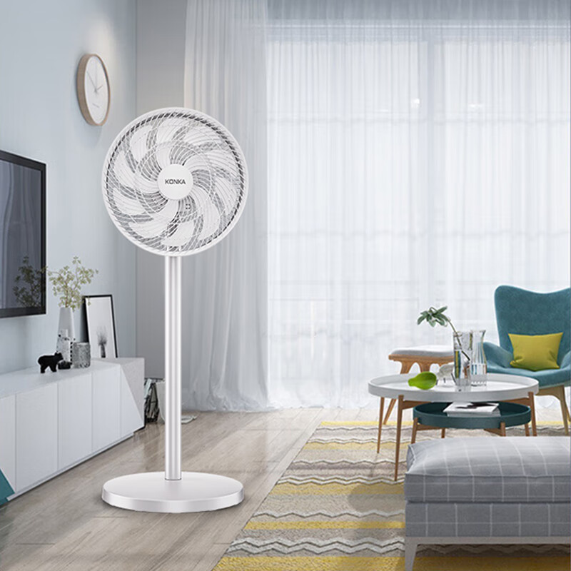 康佳(KONKA)三档风力轻音低噪落地 电风扇 KLDS-2401