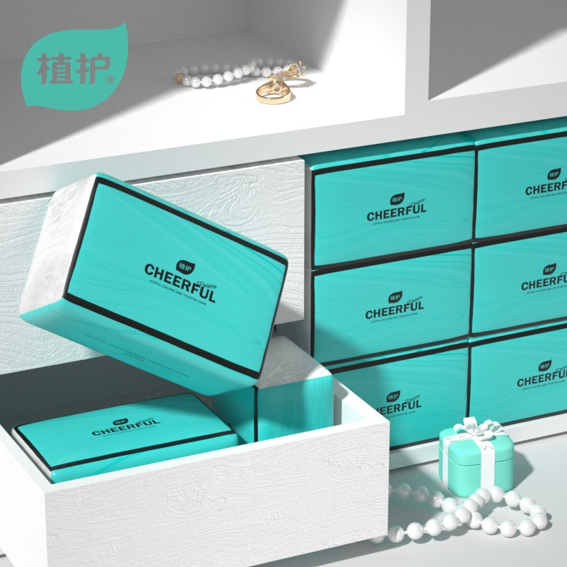 植护纸巾抽纸大包纸抽M码320张*24包压花面巾纸卫生擦手纸 4层加厚24包整箱高清大图