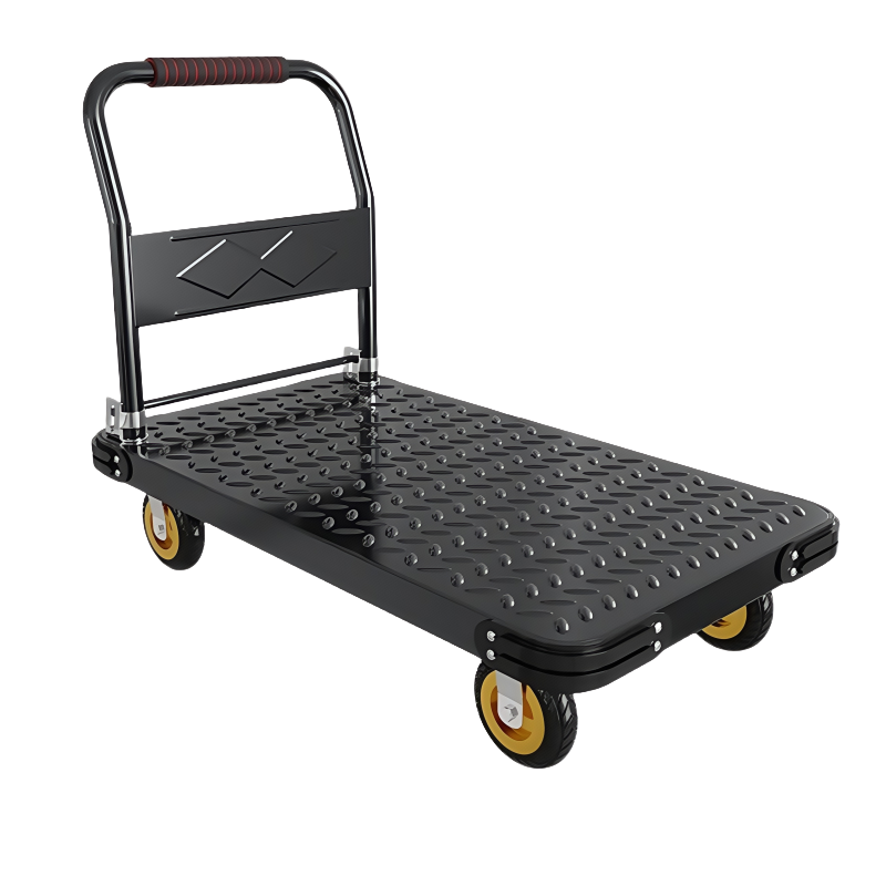 义尊 手推平板车 0.9*0.6m 个高清大图