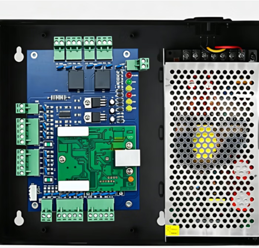 鸿丰 门禁专用电源箱12V10A含后备电源蓄电池断电可用DY-M1000 (单位:套)高清大图