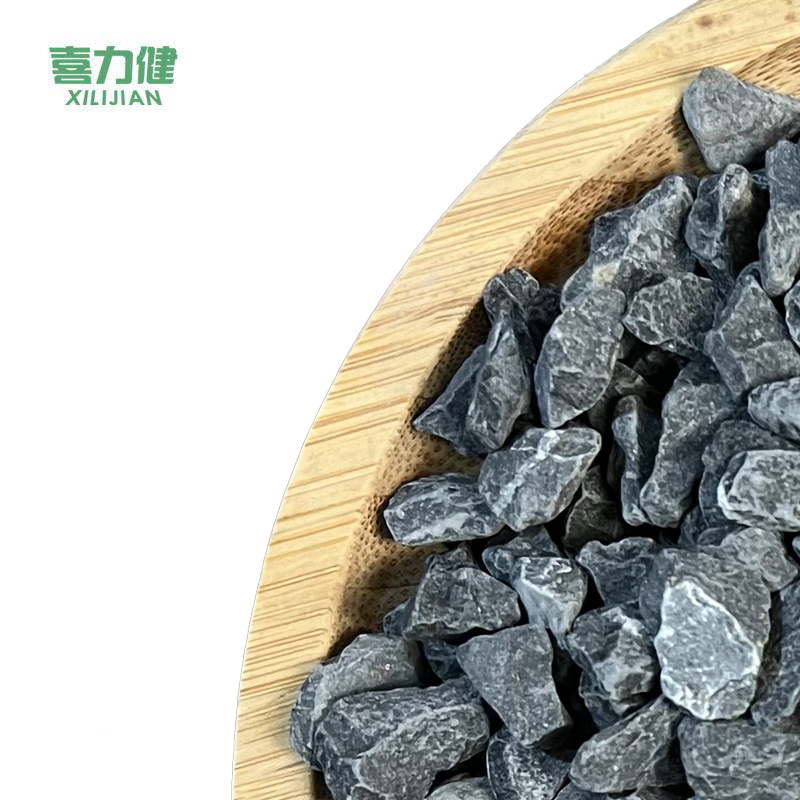 喜力健 水洗黑色砾石 1*2CM-黑灰色 袋高清大图