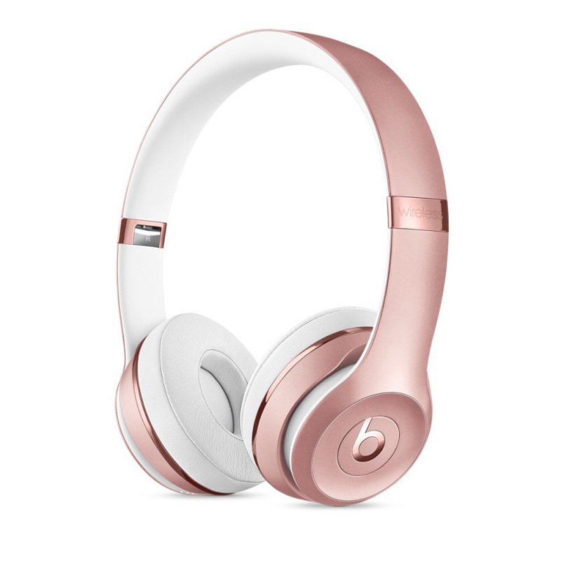 Beats Solo3 Wireless 头戴式无线蓝牙耳机音乐耳机通用 玫瑰金