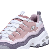 Skechers斯凯奇女鞋D'LITES时尚系带休闲运动鞋熊猫鞋13141