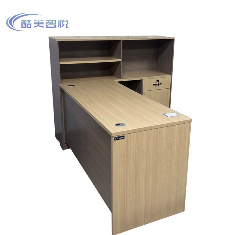 酷美智悦 连柜卡位桌 1200×1400×1200mm KM-JZ152 张高清大图