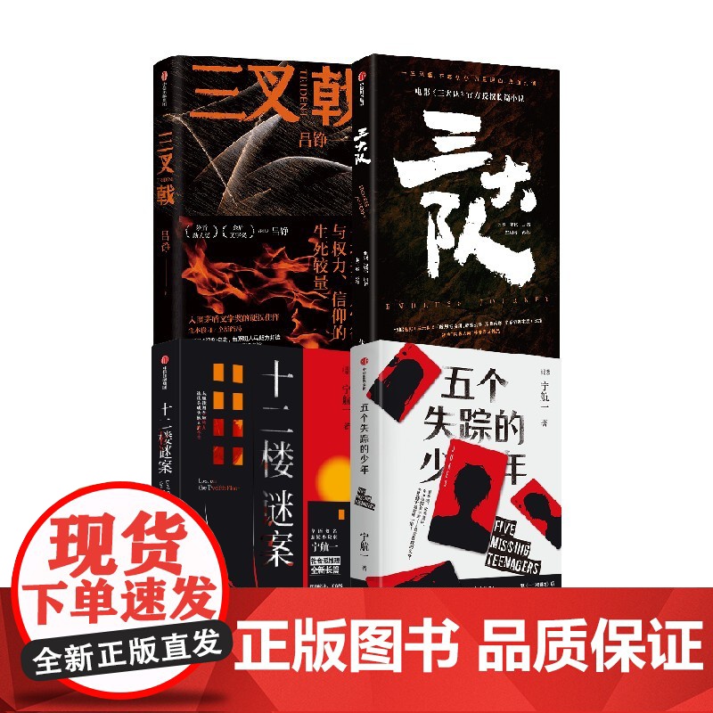 三大队+三叉戟+五个失踪的少年+十二楼谜案(套装4册) 宁航一等著 中信出版社图书 正版高清大图