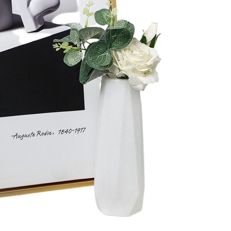 [疆不凡]仿瓷菱形花瓶 PE个高清大图