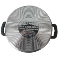 苏泊尔/SUPOR高档巧易开压力快锅D22E不锈钢高压锅正品 7.6L 多用蒸汤锅电磁炉燃气灶适用