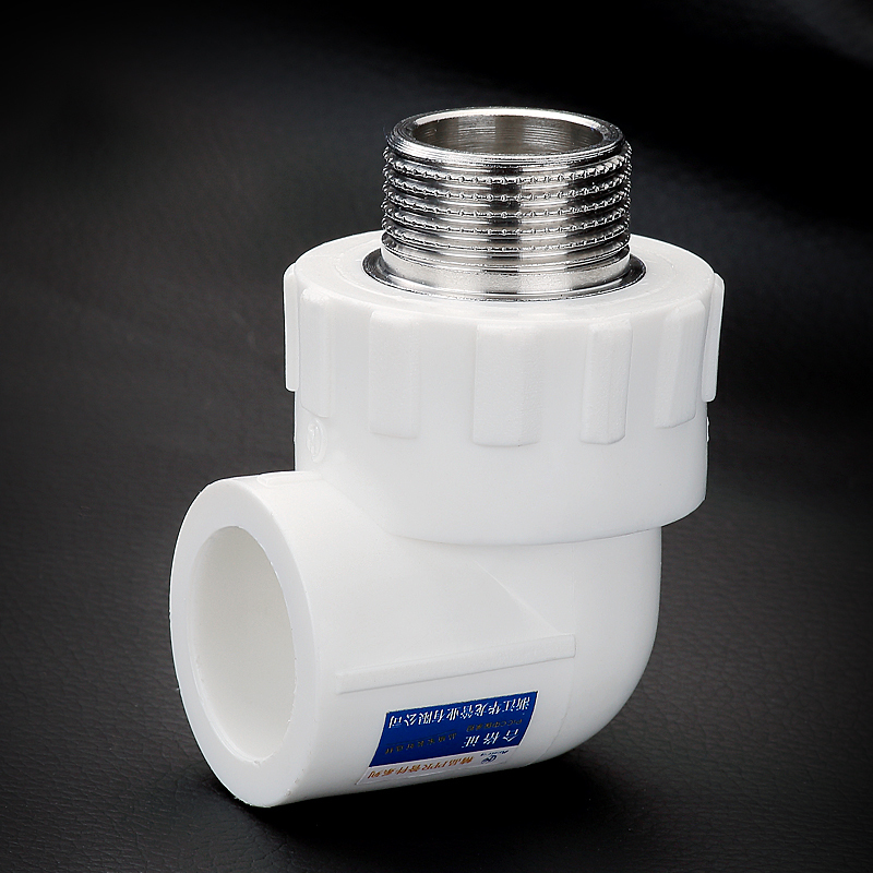 加厚20ppr25外丝弯头4分6分32外牙弯头ppr水管配件接头管件配件