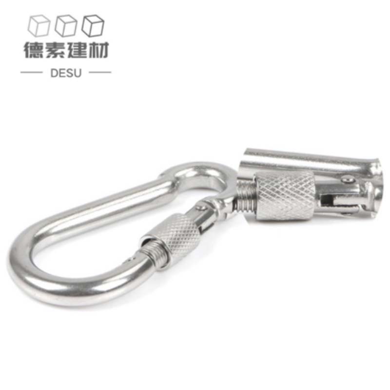 德素 304不锈钢弹簧扣 M6(带母型)/个高清大图