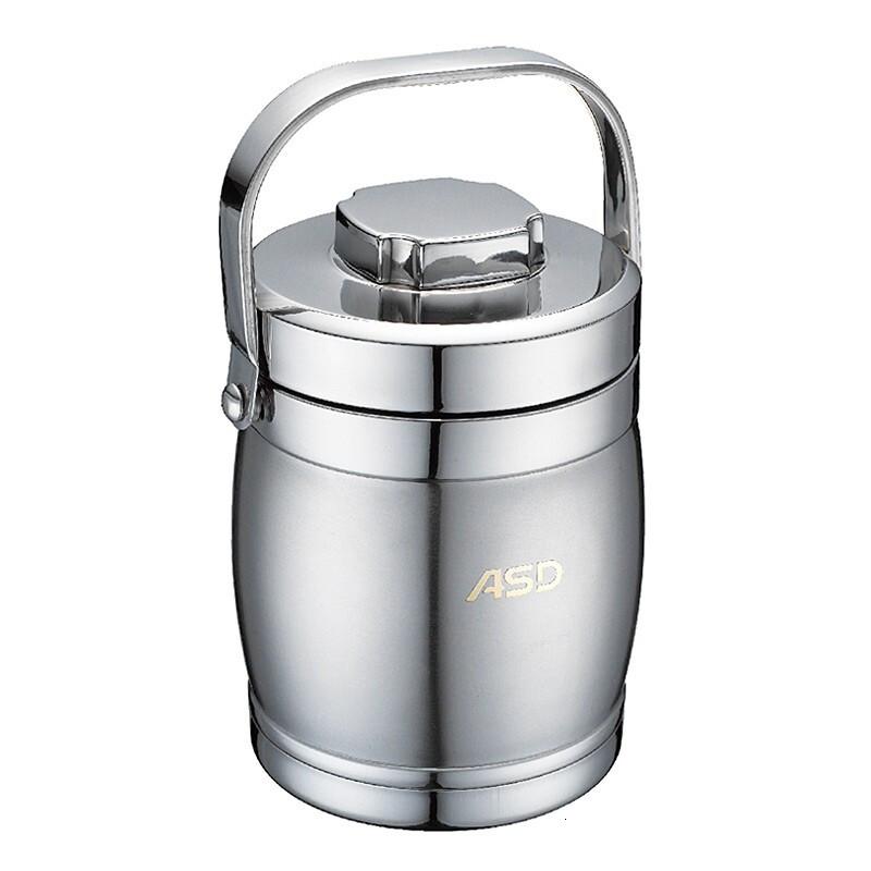 爱仕达不锈钢鼓型保温提锅1.5L N1615G高清大图