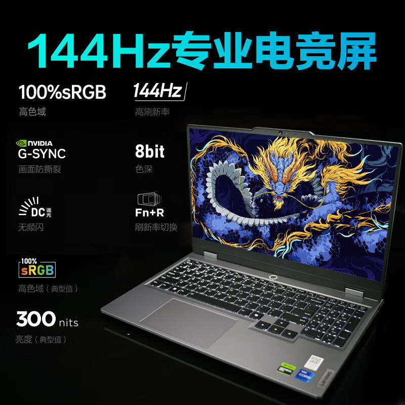 [政府补贴20%]联想 GeekPro G5000 4050 酷睿i7 15.6英寸电竞游戏本笔记本电脑i7-13650HX 16G 512G RTX4050