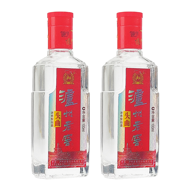 泸州老窖头曲42度100ml6瓶浓香型白酒口粮自饮2970