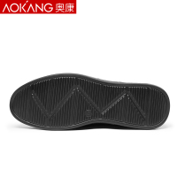 奥康皮鞋男商务休闲鞋男士皮鞋气垫后跟舒适低帮鞋中年爸爸鞋