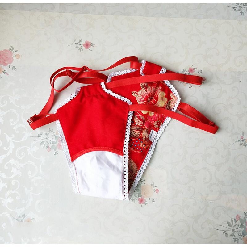 波迷娜bomina月经带卫生带带带店红色妖姬纯棉夹棉卫生带月经带生理裤