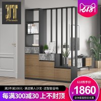 北欧现代简约玄关柜入户屏风柜隔断置物架客厅间厅柜装饰储物鞋柜
