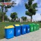麦格尚 摇盖加厚塑料垃圾桶30L60L家用办公室100L环卫带盖果皮箱户外分类(默认灰色) 40L摇盖 G