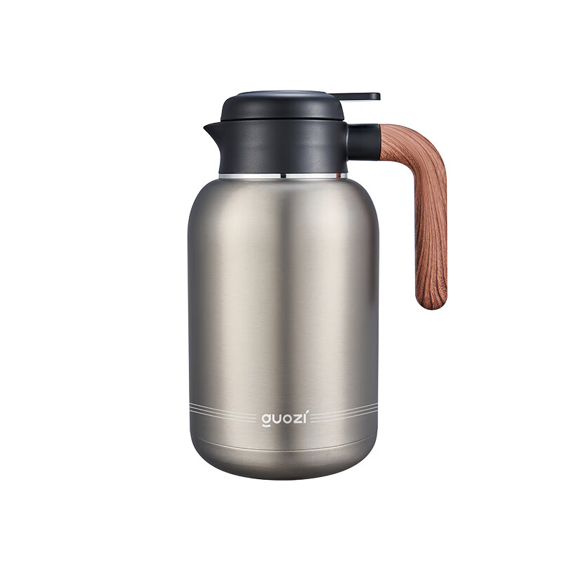 果兹(GUOZI)怀瑜·焖茶壶2L大容量保温壶316不锈钢内胆水壶GZ-B65