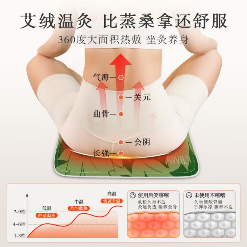 艾修堂 AP-C1pro 陈艾绒电加热叶艾草坐垫 臀部办公室家用热敷垫子四季通用高清大图