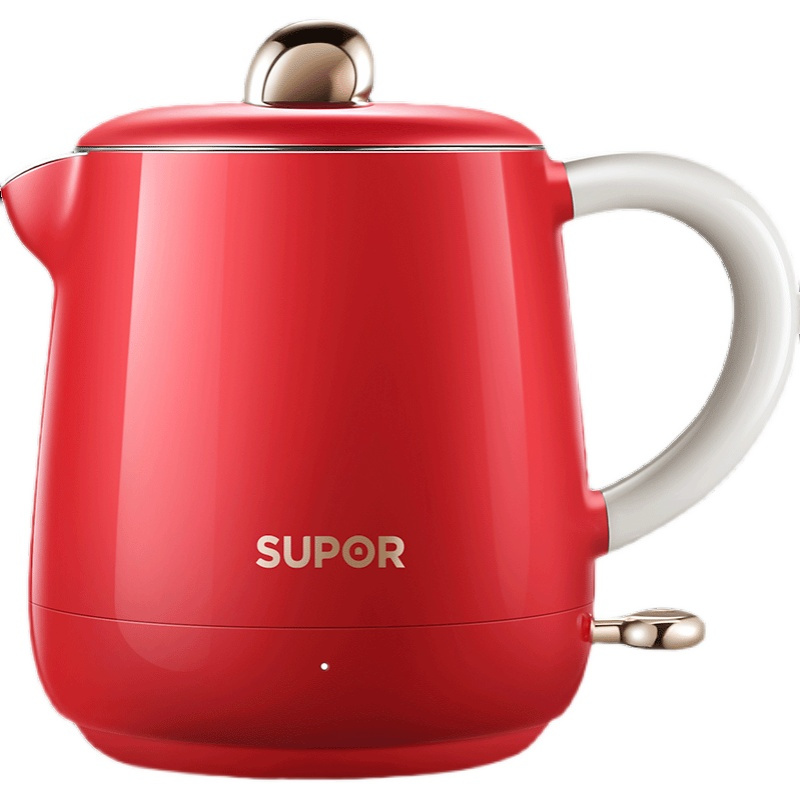 苏泊尔(SUPOR)电水壶家用电热水壶便携式开水壶0.6L/升小容量迷你烧水壶防干烧保护旅行热水壶SW-06T101A