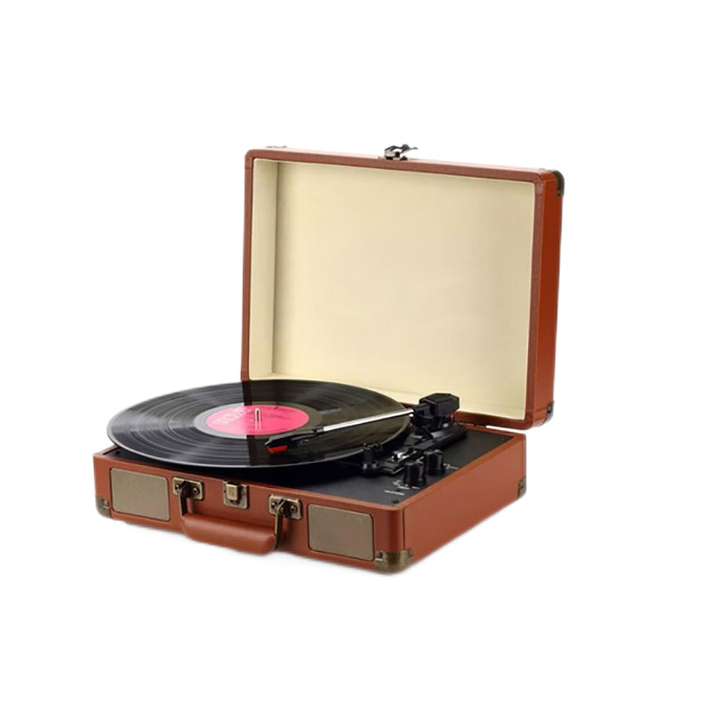 德国巴赫留声机黑胶唱片机蓝牙音响音箱复古留声机老式怀旧唱机礼物