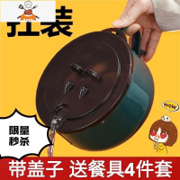 敬平不锈钢泡面碗带盖学生单个宿舍用饭盒男生可沥水超大容量器