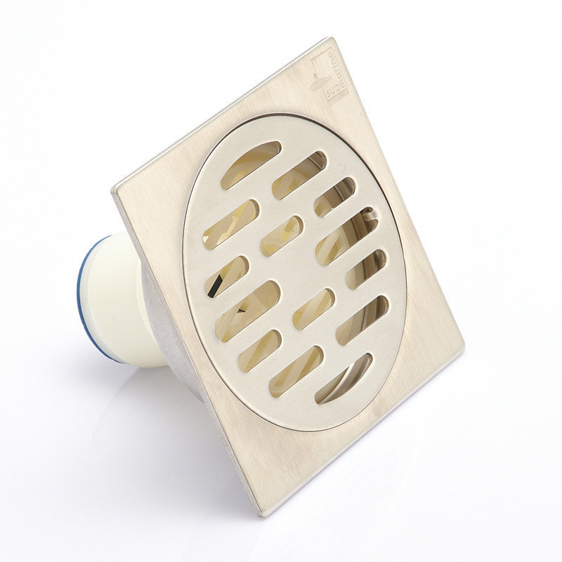 潜水艇地漏全铜防臭淋浴房长方形地漏大排量长条型卫生间加长大型地漏