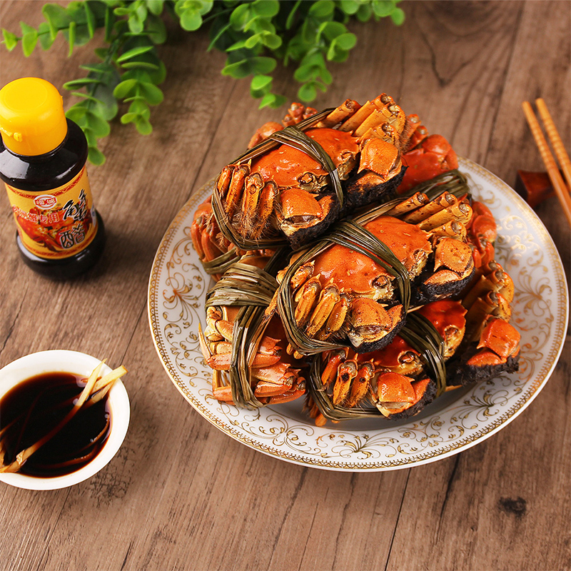 礼券 丰澄鲜 大闸蟹888型 公蟹3.0两/只 母蟹2.0两/只 3对6只装 礼品卡大闸蟹券 生鲜水产