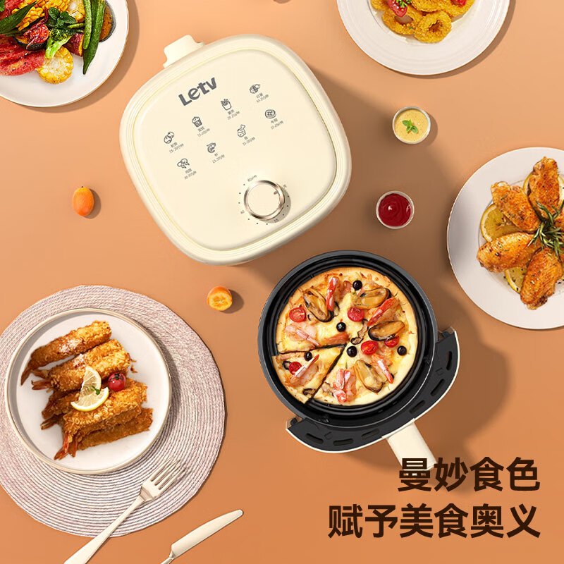 Letv乐视 旋钮空气炸锅 3L高清大图