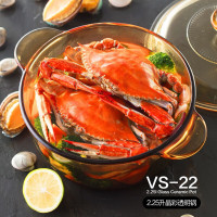 康宁透明锅VISIONS透明锅晶彩0.8L黄盒