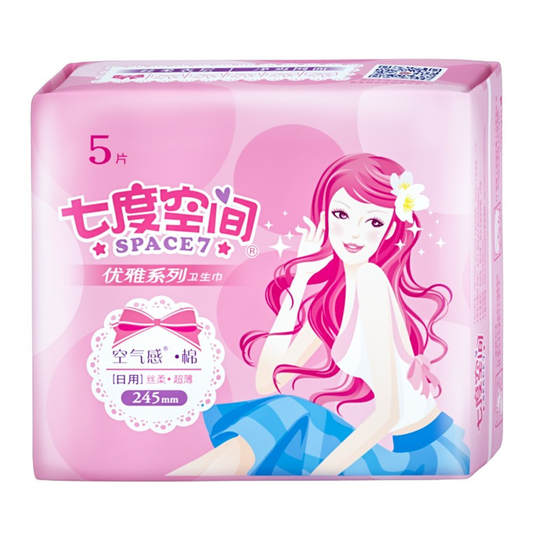 七度空间 卫生巾日用一箱48包(单位:箱)