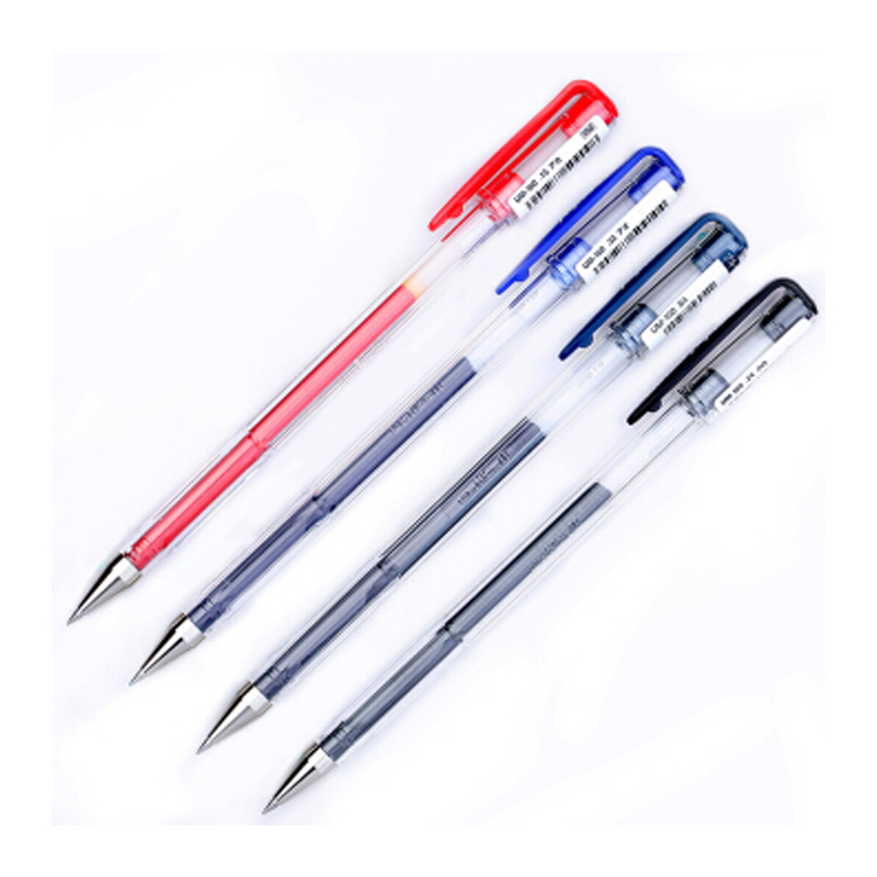 三菱(MITSUBISHI) 日本进口 um100中性笔0.5mm10支装 学生用文具考试办公碳素签字笔