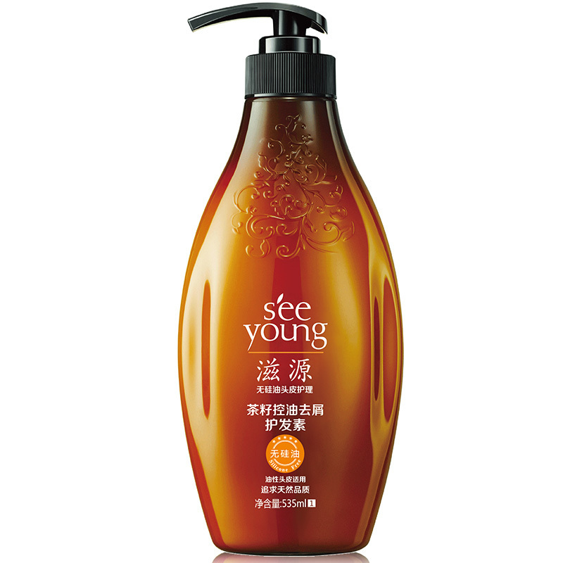 滋源(SEEYOUNG) 茶籽控油去屑 护发素 535ml(中油)(单位:瓶)