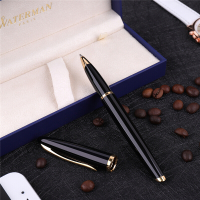 威迪文(WATERMAN)海韵系列 时尚丽雅黑金夹签字笔/宝珠笔