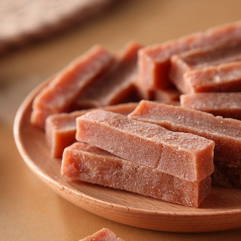 山楂零食500g袋装果脯山楂条片卷糕蜜饯制品