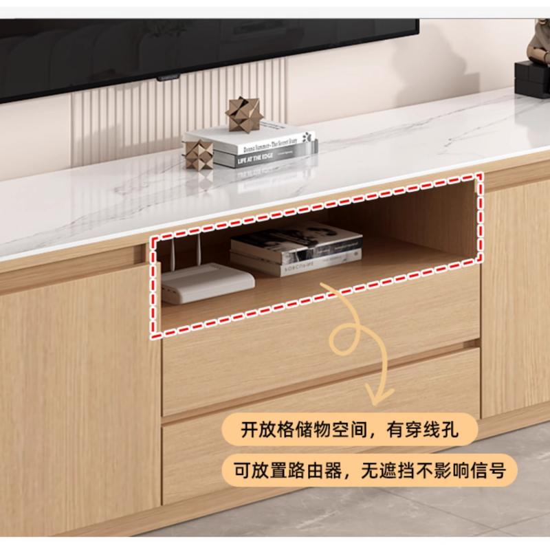 豫龙都 电视柜 160*35*41cm 张高清大图