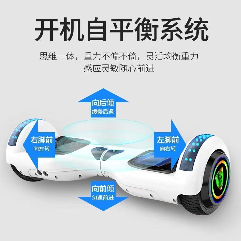 智能电动车双轮儿童小孩代步车成年两轮成人学生自平衡车 钛金标准版