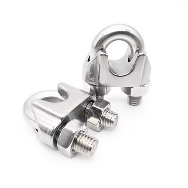 浪伍 304不锈钢钢丝绳卡头 M14 (单位:个)高清大图