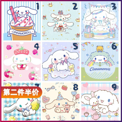 [肉桂狗-1]30x30cm 立体方钻满贴钻石画钻石绣卡通动漫三丽鸥系列小图大耳朵玉肉桂狗