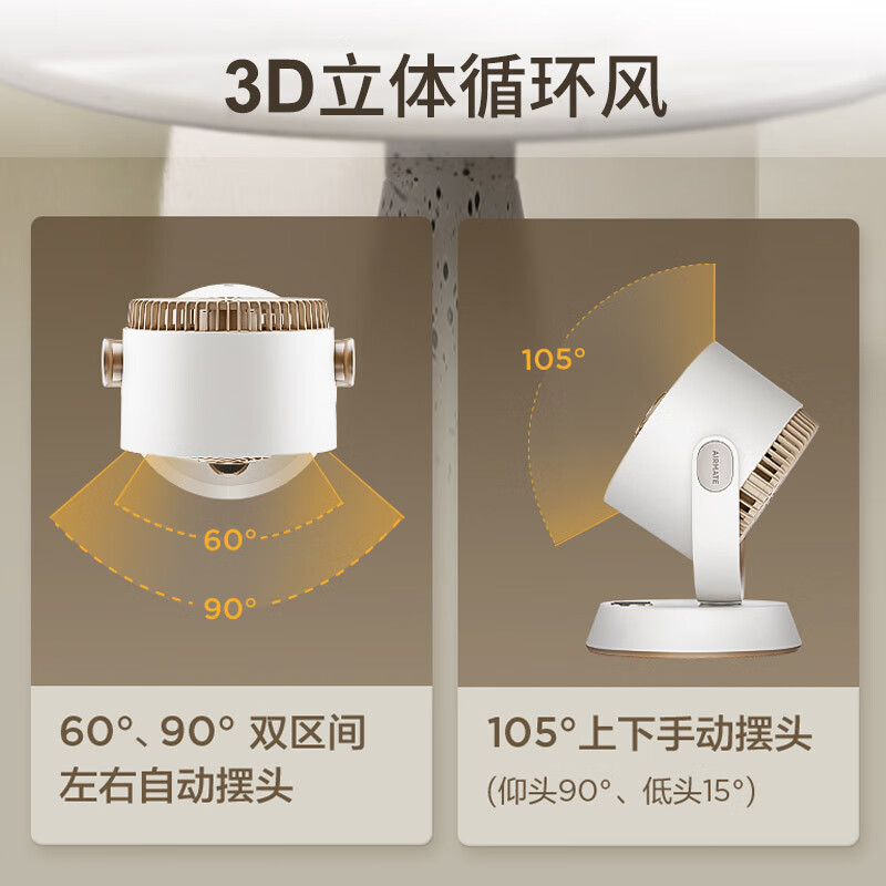 艾美特 循环扇 FA15-R72高清大图